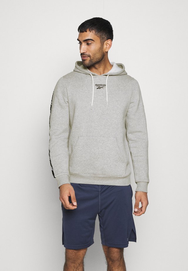 TAPE HOODIE - Sweat à capuche - grey