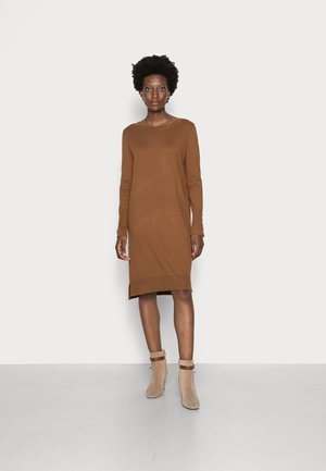 DRESSES - Abito in maglia - toffee