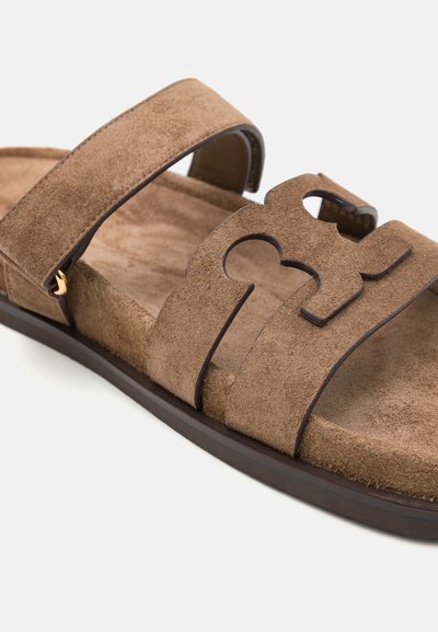 Tory Burch SLIDE - Slip-on sandaler - river rock