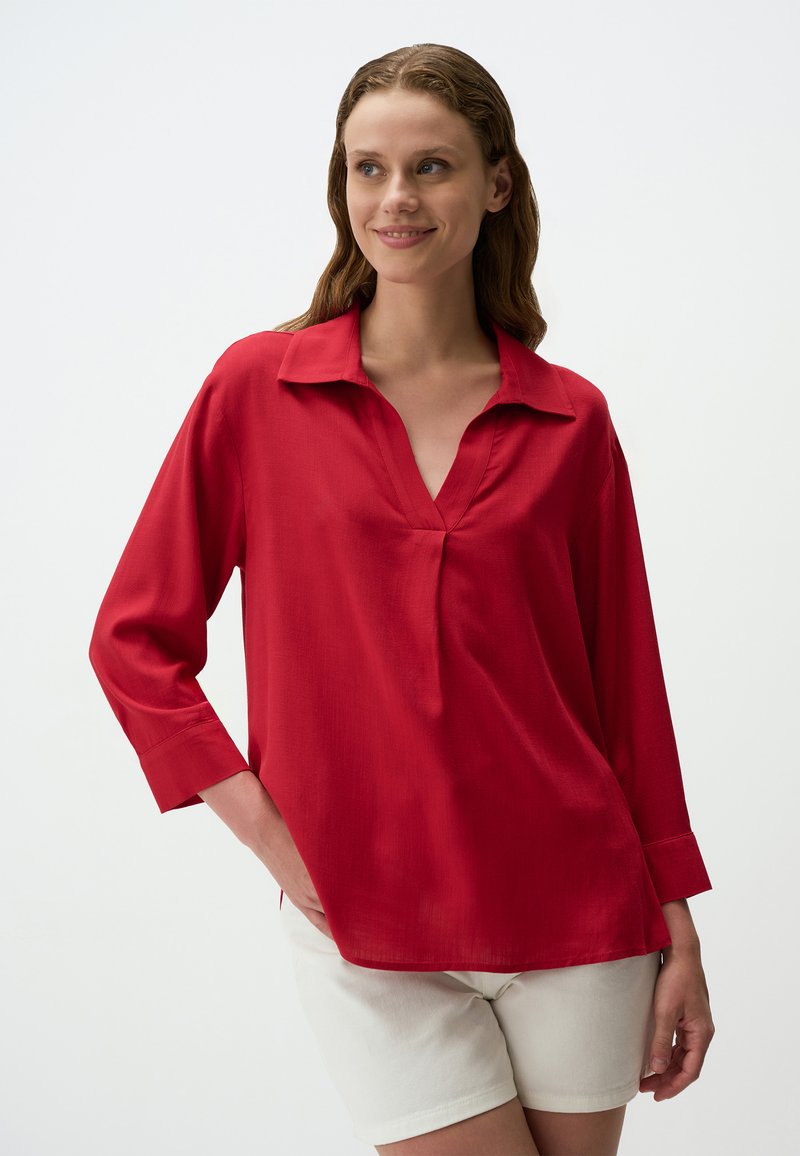 Jimmy Key V-NECK - Camicetta - red