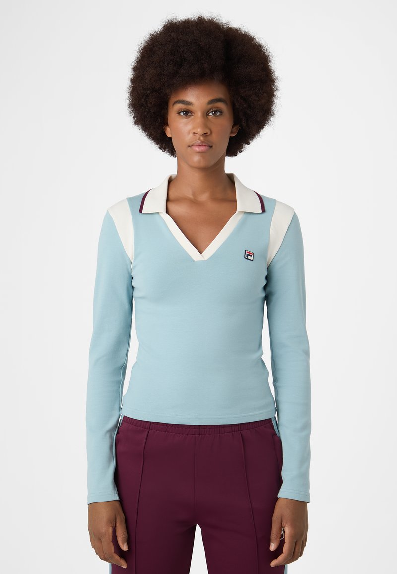 Fila ADRIANO JOHNNY COLLAR - Poloshirt - tourmaline-egret