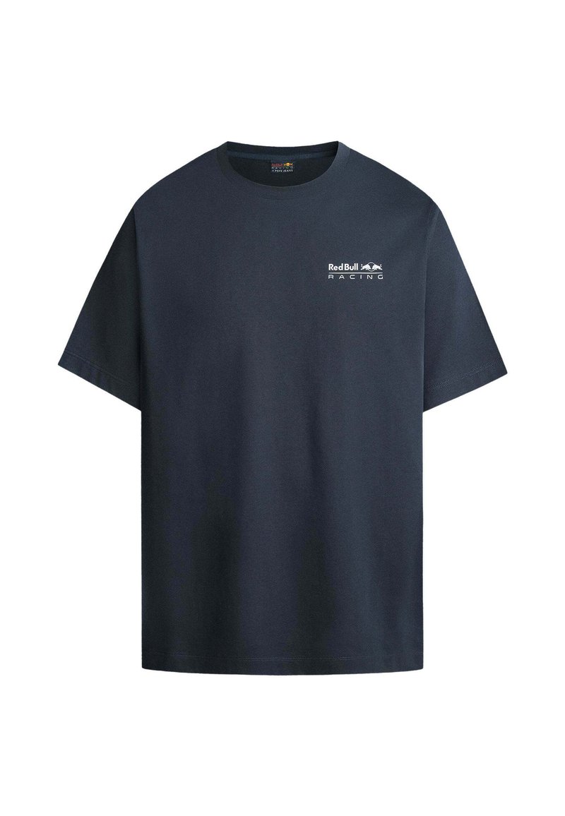 Red Bull Racing x Pepe Jeans T-shirt print donkerblauw