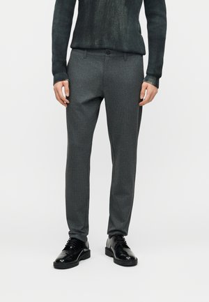 ONSMARK SLIM CHECK - Nohavice chinos - agave green