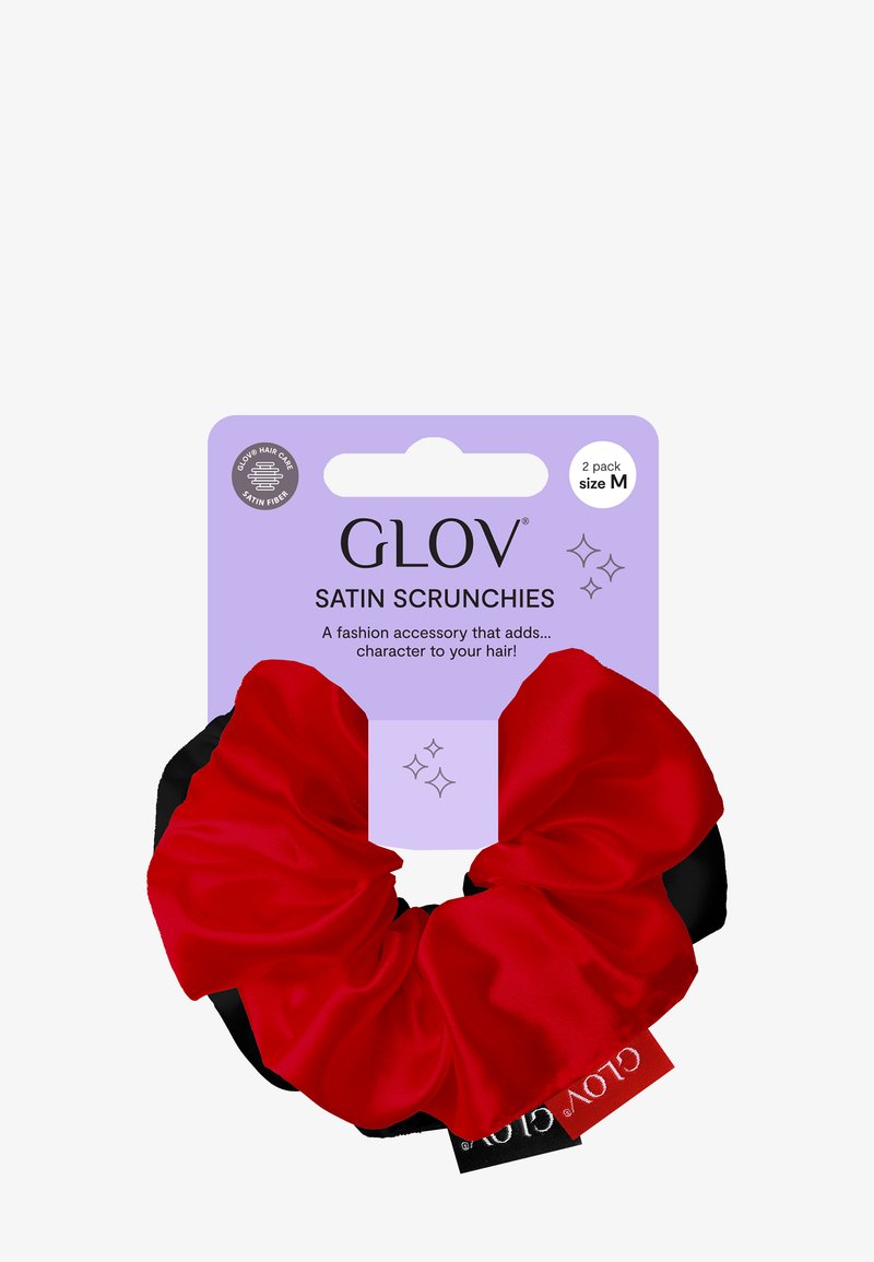 Glov GLOV® SCRUNCHIES 2 PACK M - Set pour les cheveux - red/black