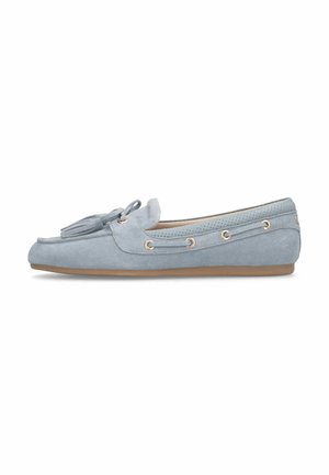 LOAFERS WITH TASSELS - Scarpe da barca - light blue
