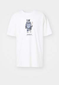 SKI BEAR TEE UNISEX - Print T-shirt - off white