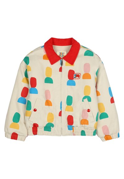 JELLY MALLOW SHAPE COLLAR JACKET UNISEX - Kerge jope - ivory