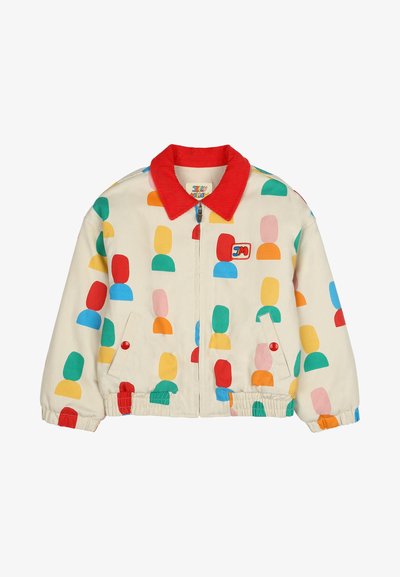 JELLY MALLOW SHAPE COLLAR JACKET UNISEX - Kerge jope - ivory