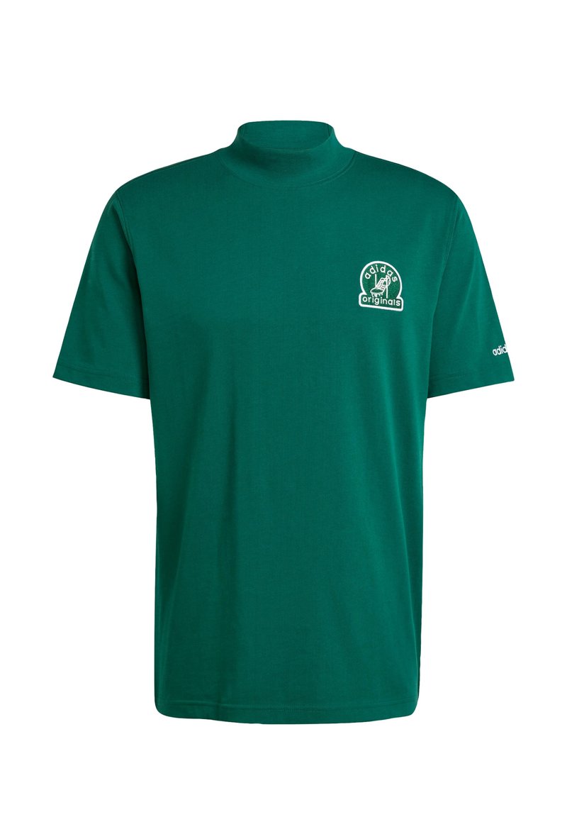 adidas Originals T-shirt basic donkergroen adidas Originals T-shirt basic donkergroen