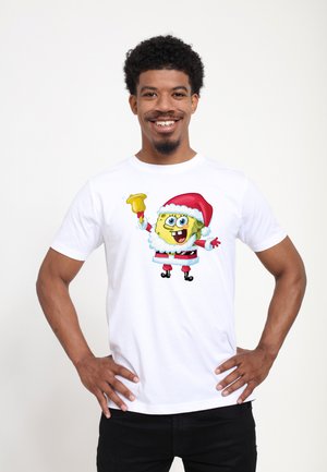 Henry Tiger SPONGEBOB SQUAREPANTS SPONGE CLAUS - T-shirt z nadrukiem