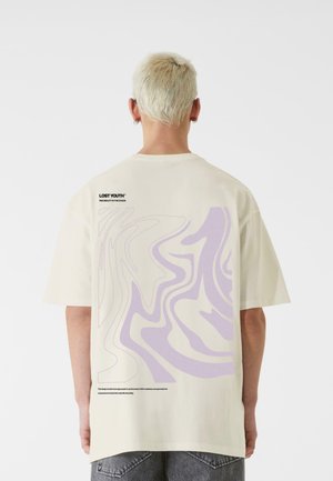 CHAOS - T-shirt imprimé - sand