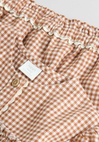 Next REGULAR FIT - LONG SLEEVE 2 PIECE SET - Bluse - rust brown gingham