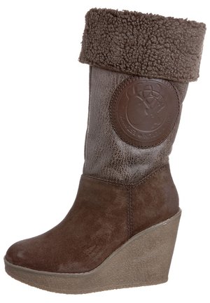 Botas de cuña - black