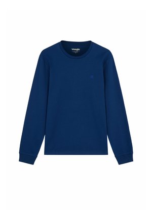 Wrangler, LONG SLEEVE LS TEE FOR MENS - REGULAR FIT - Langarmshirt - blue depths