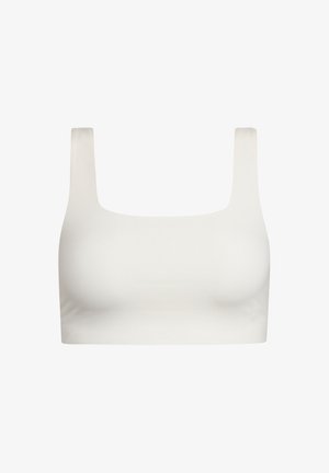 Girlfriend Collective, TOMMY SQUARE NECK - Reggiseno sportivo con sostegno medio - ivory