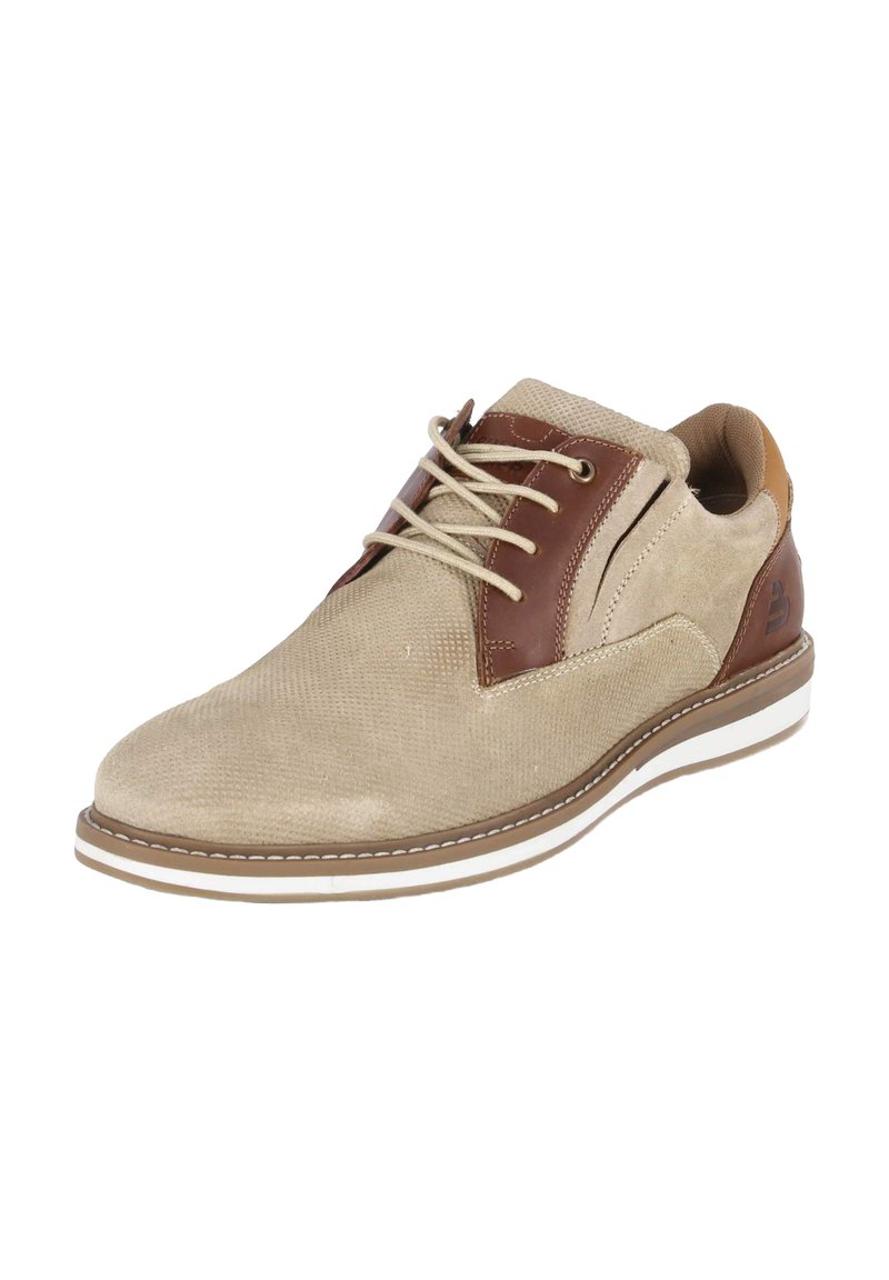 Bullboxer - Sportieve veterschoenen - beige kombi, Vergroten