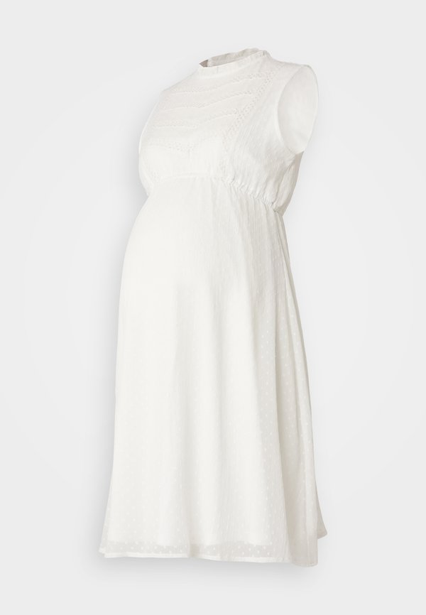 OLMGITA O NECK - Day dress - cloud dancer3