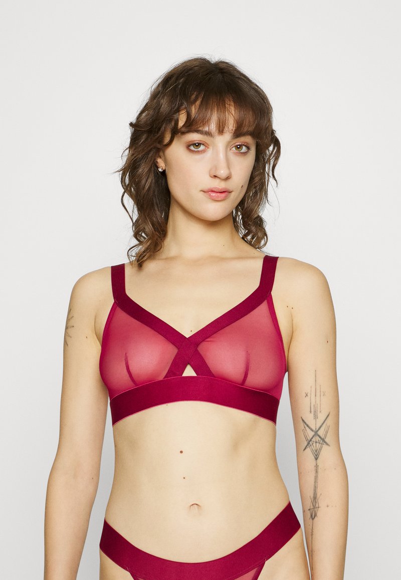 DKNY Intimates BRALETTE - Sutiã triangular - rumba red