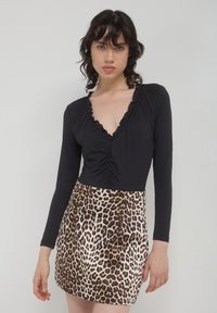 Calliope JUSTAUCORPS - Maglietta a manica lunga - noir