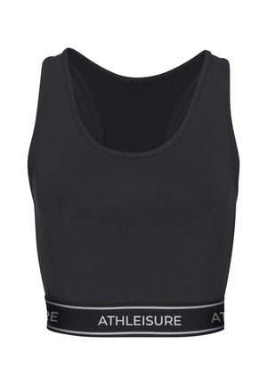 LASCANA Active, LASCANA ACTIVE CROP-TOP - Sport-BH mit leichter Stützkraft - schwarz