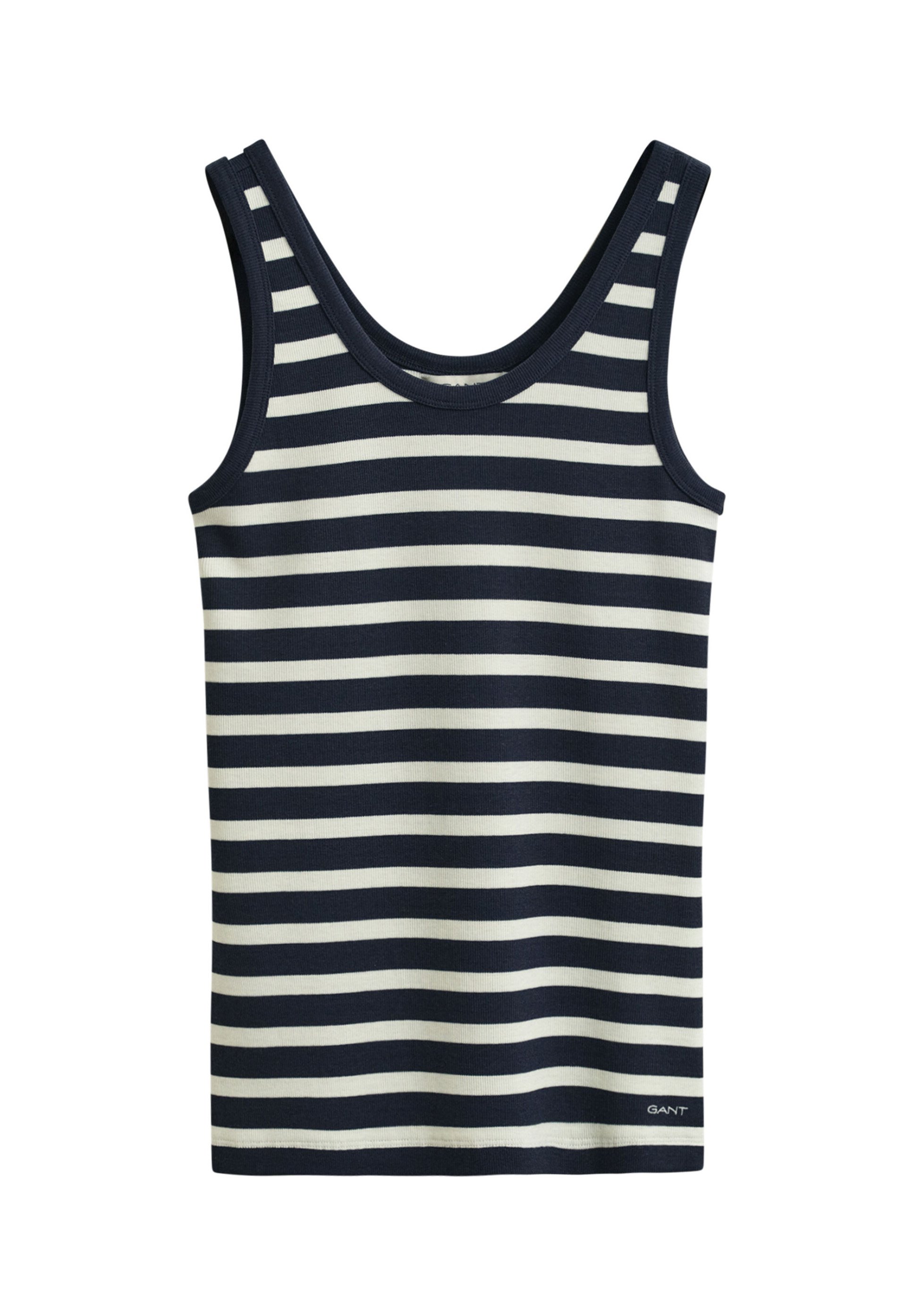 GANT STRIPED TANK - Top - evening blue