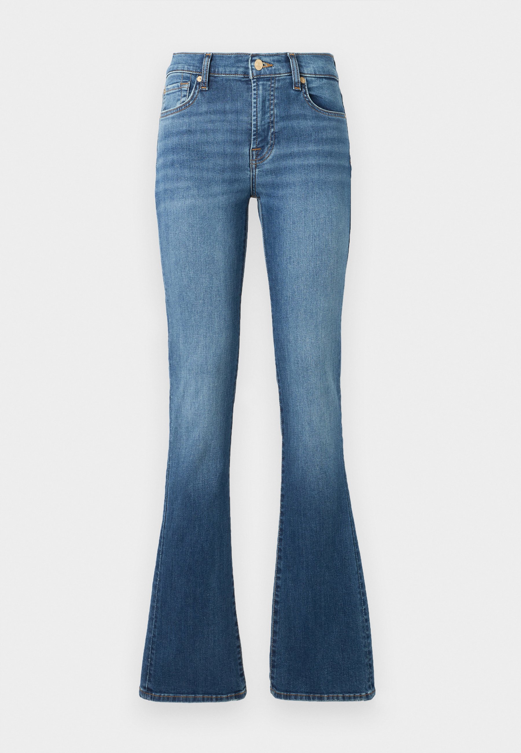 7 for all mankind - Jeansy Bootcut/niebieski denim - Zalando.pl