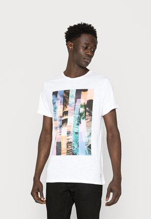 TEE - Print T-shirt - bright white