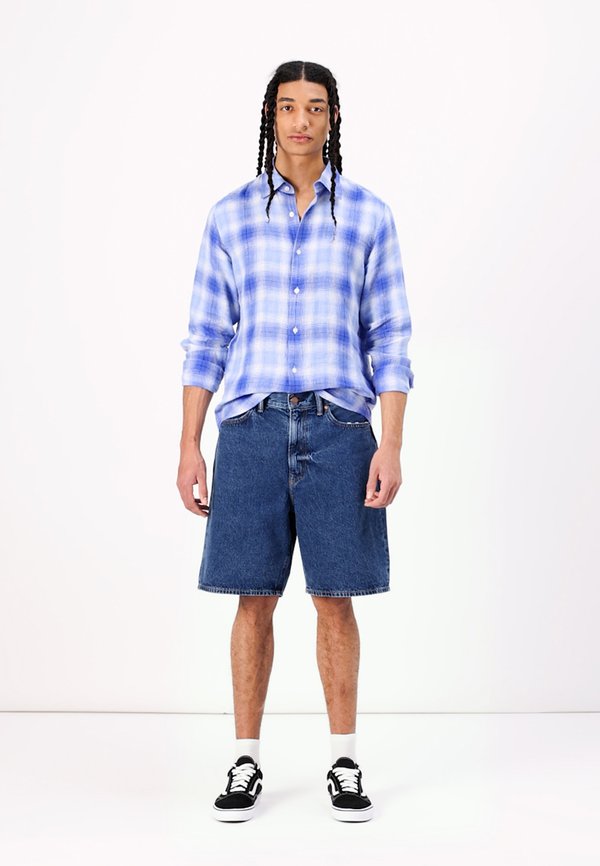 Denim shorts - dark wash3