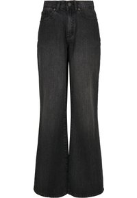 Flared Jeans - blackwashed