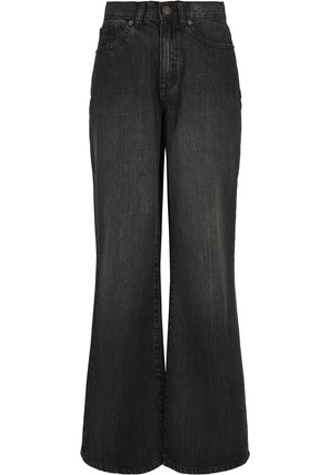 Flared Jeans - blackwashed