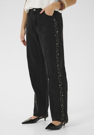 CUCALLY  - Džinsi ar taisnām starām - black wash