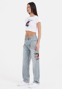 Ed Hardy KOI-BABY - Triko s potiskem - bright white