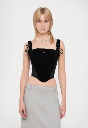 PUPPY CORSET - Blouse - black