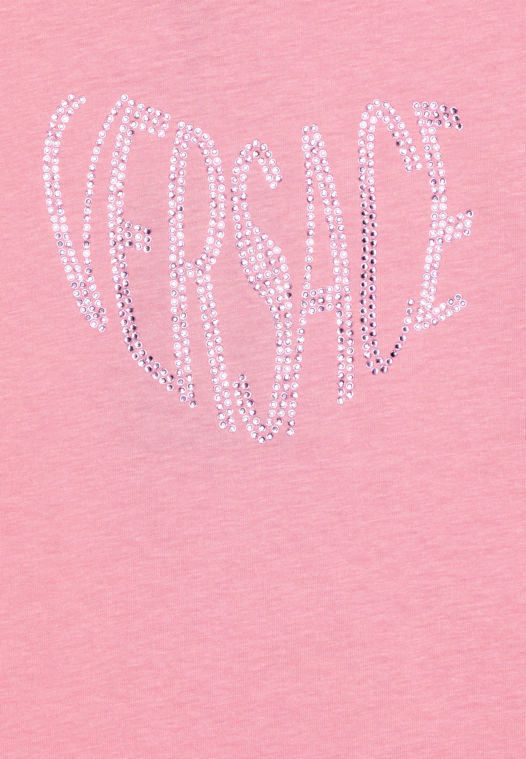 Versace LOGO EMBROIDERY - T-Shirt print - pink/rose/pink