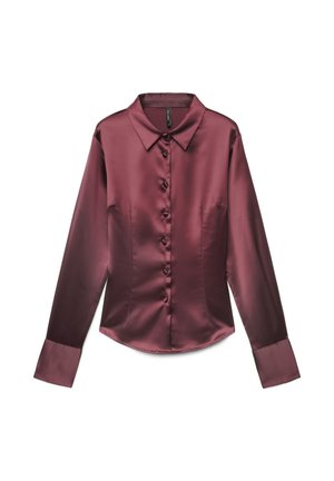 Calliope, CAMICIA TINTA UNITA - Hemdbluse - prugna