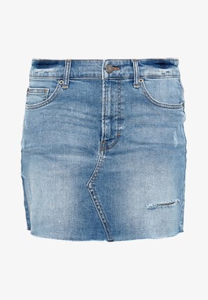 Jeansrok - stone blue denim