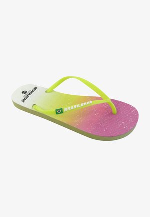 Brasileras CHANCLA BRASILERAS®, COSMIC  ,HECHO EN BRAZIL - T-bar sandals - yellow