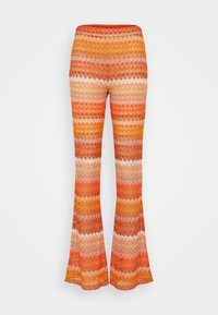 VILA VIJOE PANTS - Nadrágok - orange tiger multi