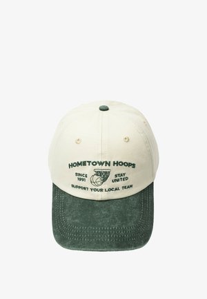 PULL&BEAR, HOMETOWN HOOPS - CAP - Cappellino - white
