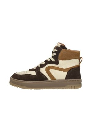 Sneakers hoog - donkerbruin