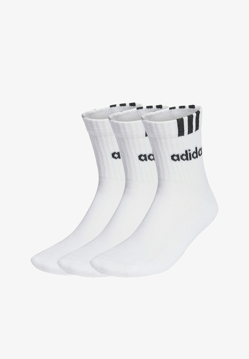 adidas Performance Športové ponožky - white black