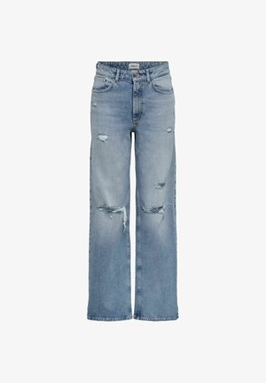 ONLY, WIDE-FIT JEANS ONLJUICY HIGH WAIST WIDE LEG FIT JEANS - Relaxed fit -farkut - light blue denim