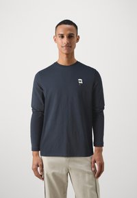 KARL LAGERFELD CREWNECK - Hosszú ujjú felső - midnight blue