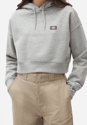 Sweat à capuche - mottled grey