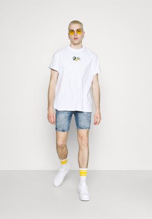 HALSALL - Denim shorts - light blue