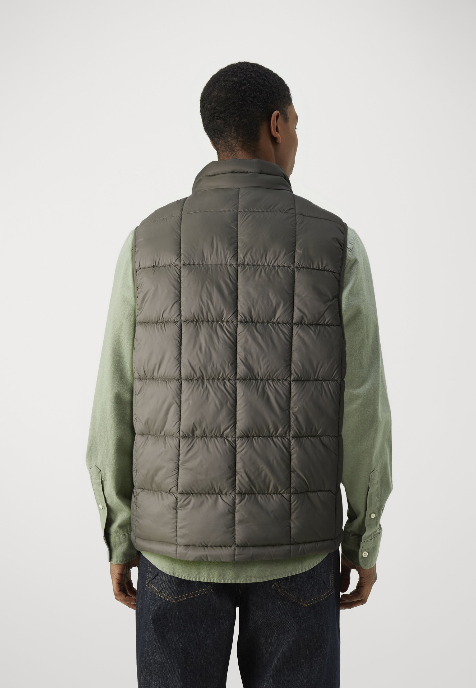 DOCKERS LIGHTWEIGHT QUILTED VEST - Waistcoat - army green/olive