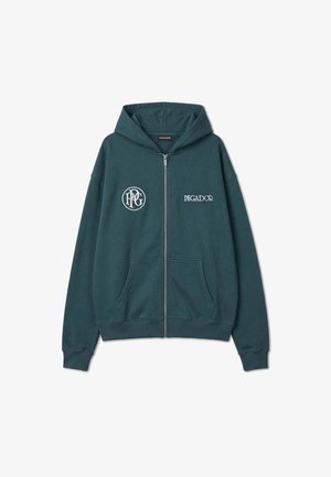 Pegador, PEGADOR OVERSIZED SWEAT JACKET LARNACA - Felpa con zip - grün