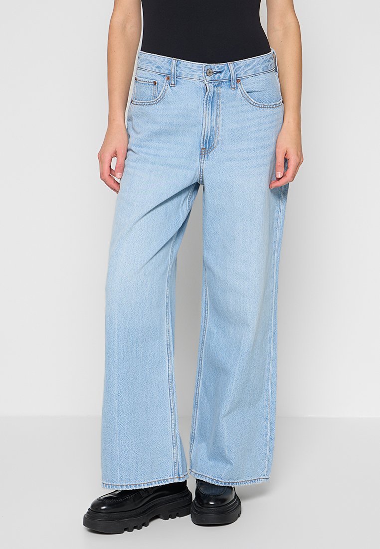 Abercrombie & Fitch Wide leg lichtblauw Abercrombie & Fitch Wide leg lichtblauw