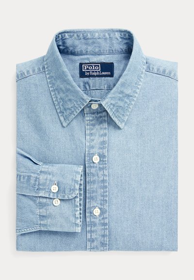 Polo Ralph Lauren CUSTOM FIT INDIGO CHAMBRAY SHIRT - Πουκάμισο - nimes blue