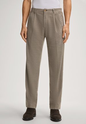 BUNDFALTEN RULIO - Pantalon classique - beige meliert